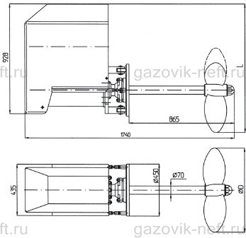 Рис.1. Основные габаритные и присоединительные размеры